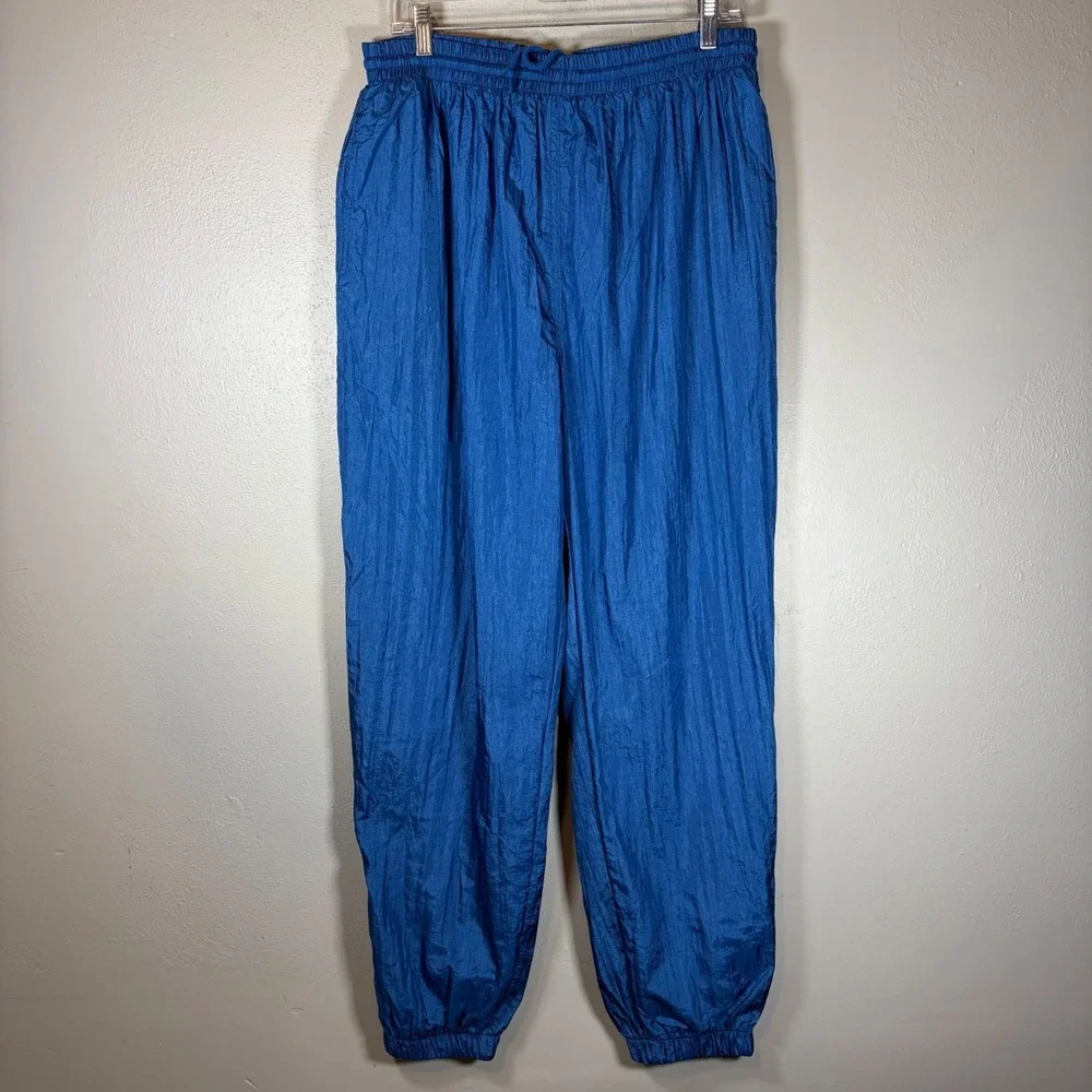 Vtg 90s Gear For Sports Nylon Tracksuit Mens L Blue Teal Colorblock Windbreaker